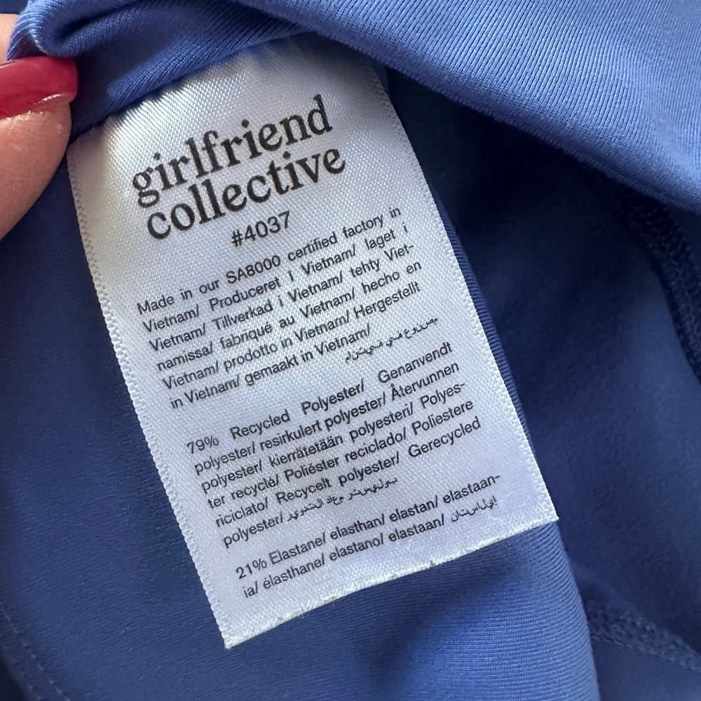 Girlfriend Collective Compressive Pocket Run Short Workout‎ Blue Purple 4XL